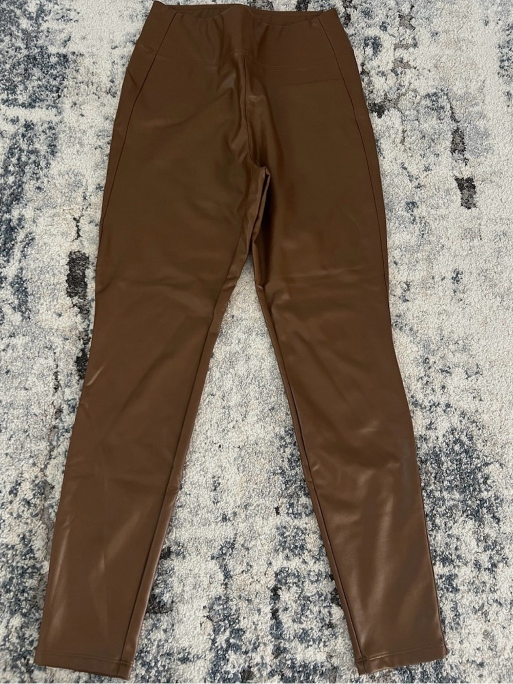 GAP Brown Faux Leather leggings
